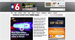 Desktop Screenshot of newschannel6now.com