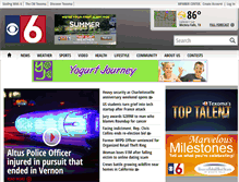 Tablet Screenshot of newschannel6now.com